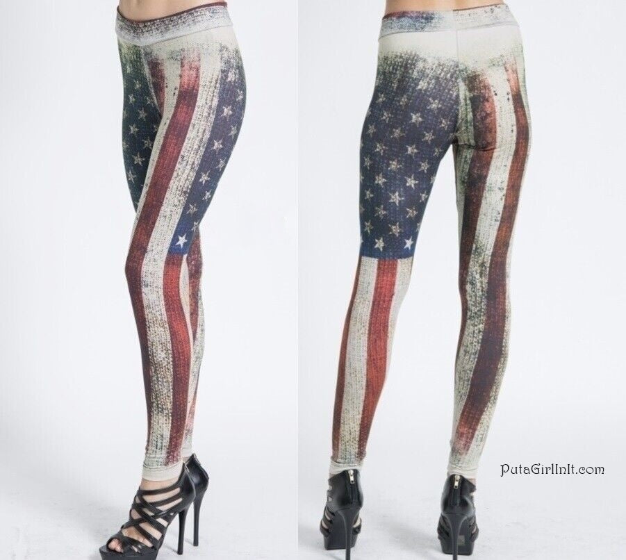 Vocal Apparel Stars, Stripes and Style Stone Leggings